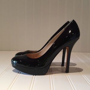 Joan & David Black Patent Leather Pumps sz 38